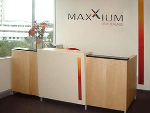 Reception desk design / Office Designer Auckland